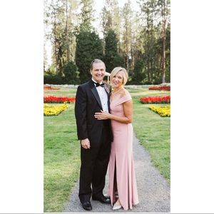 Dessy Collection Vivian Diamond Off the Shoulder